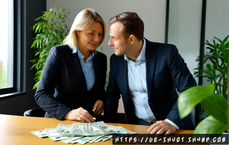 Home 17 리스크 성향별 벤처 투자 전략 - Photorealistic conservative venture investment scene in a modern German financial advisory office, m...